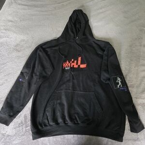 Keshi Official Tour H&BT Gabriel Black Pullover Hoodie Mens Black Graphic Hoodie